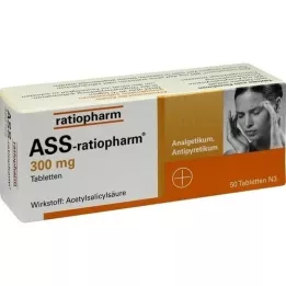 ASS-ratiopharm 300 mg tabletit, 50 kpl