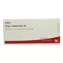 THUJA E SUMMITATIBUS D 3 ampullia, 10X1 ml