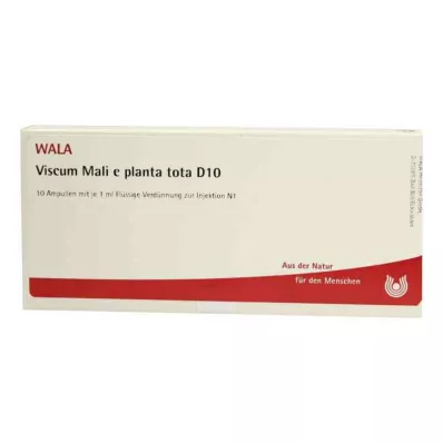 VISCUM MALI e planta tota D 10 ampullia, 10X1 ml VISCUM MALI e planta tota D 10 ampullia, 10X1 ml