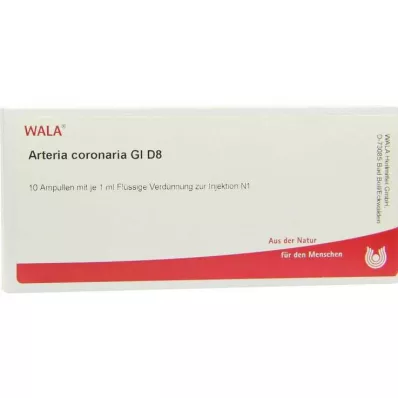 ARTERIA CORONARIA GL D 8 Ampullit, 10X1 ml ARTERIA CORONARIA GL D 8 Ampullit, 10X1 ml