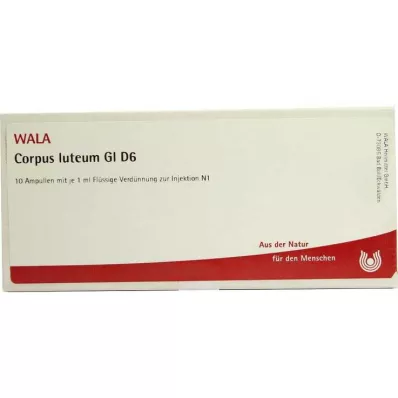 CORPUS LUTEUM GL D 6 ampullia, 10X1 ml