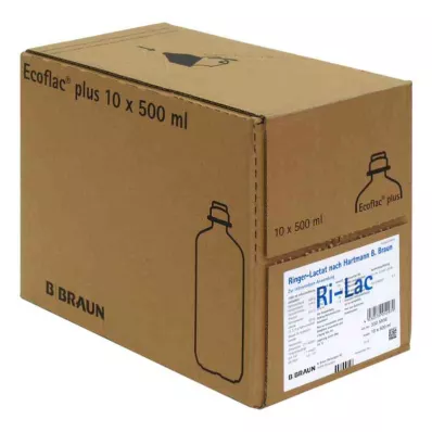 RINGER LACTAT n.Hartm.B.Braun Ecofl.Plus Inf.-Lsg., 10X500 ml RINGER LACTAT n.Hartm.B.Braun Ecofl.Plus Inf.-Lsg., 10X500 ml