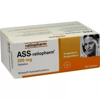 ASS-ratiopharm 300 mg tabletit, 100 kpl