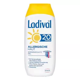 LADIVAL Allergiselle iholle tarkoitettu geeli LSF 20, 200 ml