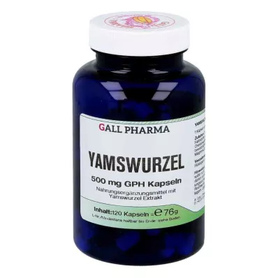 YAMSWURZEL 500 mg GPH Kapselit, 120 kpl