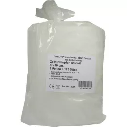 ZELLSTOFFTUPFER 8x10 cm rulla, 2X125 kpl