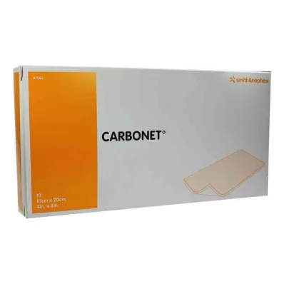 CARBONET 10x20 cm hajua imevä haavasidos aktiivihiilellä, 10 kpl CARBONET 10x20 cm hajua imevä haavasidos aktiivihiilellä, 10 kpl
