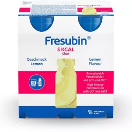 FRESUBIN 5 kcal SHOT Sitruunaliuos, 4X120 ml