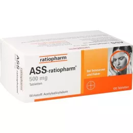 ASS-ratiopharm 500 mg tabletit, 100 kpl