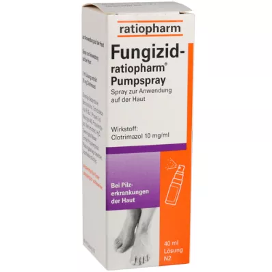 FUNGIZID-ratiopharm pumppusuihke, 40 ml