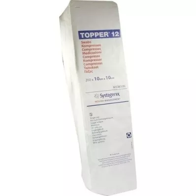 TOPPER 12 Compr.10x10 cm ei-steriili, 200 kpl