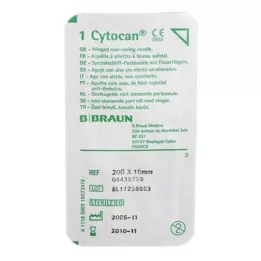 CYTOCAN Porttikanyyli 20 G 15 mm, 1 kpl