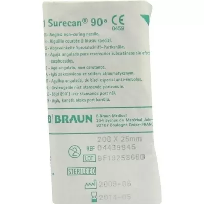 SURECAN Porttikanyyli 20 Gx25 mm kulmikas, 1 kpl