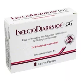 INFECTODIARRSTOP LGG Jauhe suspensiota varten, 6 kpl