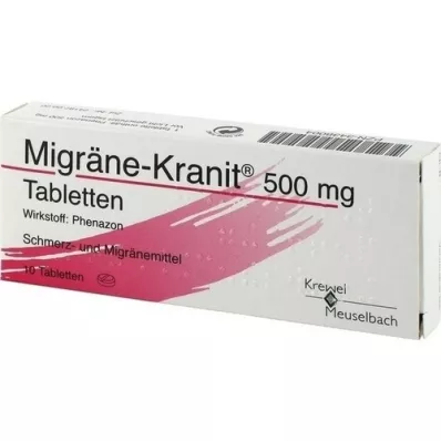 MIGRÄNE KRANIT 500 mg tabletit, 10 kpl