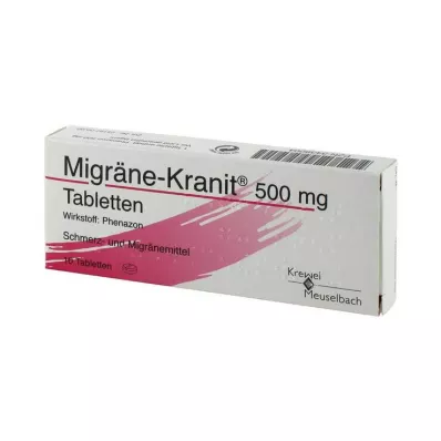 MIGRÄNE KRANIT 500 mg tabletit, 10 kpl MIGRÄNE KRANIT 500 mg tabletit, 10 kpl