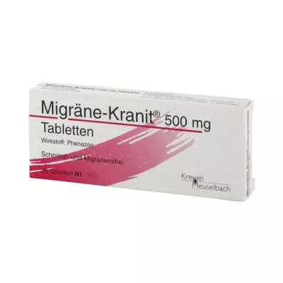 MIGRÄNE KRANIT 500 mg tabletit, 20 kpl