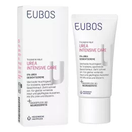 EUBOS TROCKENE Skin Urea 5 % kasvovoide, 50 ml