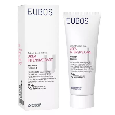 EUBOS TROCKENE HAUT Urea 10 % jalkavoide, 100 ml