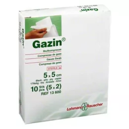 GAZIN Sideharso comp.5x5 cm steriili 8x, 5X2 kpl