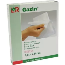 GAZIN Sideharso 7,5x7,5 cm steriili 8x, 5X2 kpl