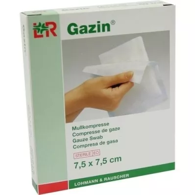 GAZIN Sideharso 7,5x7,5 cm steriili 8x, 5X2 kpl