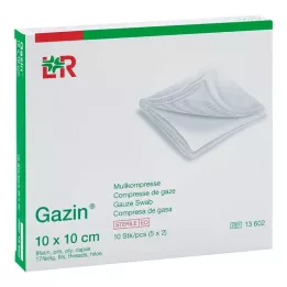 GAZIN Sideharso 10x10 cm steriili 8x, 5X2 kpl