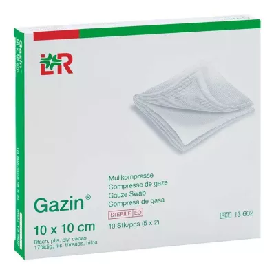 GAZIN Sideharso 10x10 cm steriili 8x, 5X2 kpl
