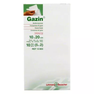 GAZIN Sideharso 10x20 cm steriili 8x, 5X2 kpl GAZIN Sideharso 10x20 cm steriili 8x, 5X2 kpl