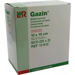 GAZIN Sideharso 10x10 cm steriili 8x, 25X2 kpl