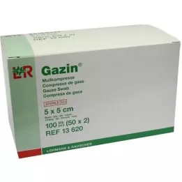 GAZIN Sideharso comp.5x5 cm steriili 8x, 50X2 kpl