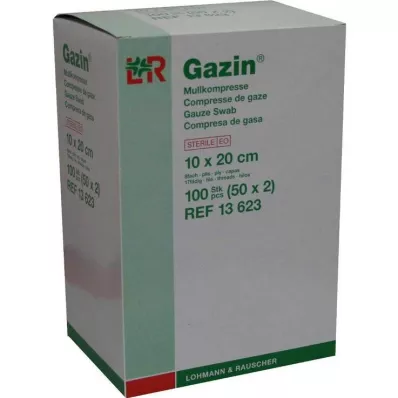 GAZIN Sideharso 10x20 cm steriili 8x, 50X2 kpl GAZIN Sideharso 10x20 cm steriili 8x, 50X2 kpl