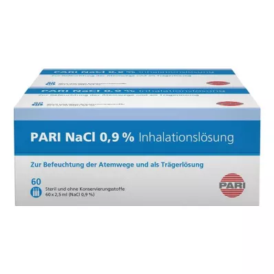 PARI NaCl-inhalaatioliuoksen ampullit, 120X2,5 ml