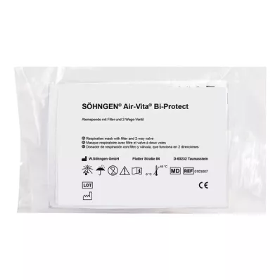 AIR-VITA Bi-Protect-hengityssuojain, 1 kpl AIR-VITA Bi-Protect-hengityssuojain, 1 kpl