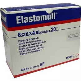 ELASTOMULL 8 cmx4 m joustava kiinnitysnauha 2101, 20 kpl