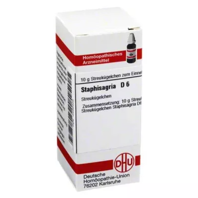 STAPHISAGRIA D 6 palloa, 10 g STAPHISAGRIA D 6 palloa, 10 g