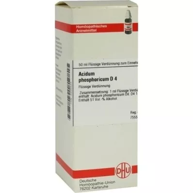 ACIDUM PHOSPHORICUM D 4 -laimennus, 50 ml