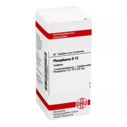 PHOSPHORUS D 12 tablettia, 80 kpl