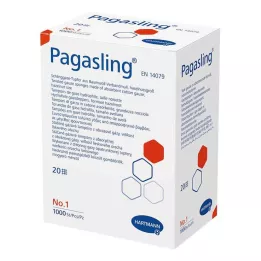 PAGASLING Epästeriilit sideharsotyynyt koko 1 hasselpähkinä, 1000 kpl
