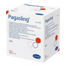 PAGASLING Epästeriilejä sideharsopyyhkeitä koko 2 saksanpähkinä, 1000 kpl