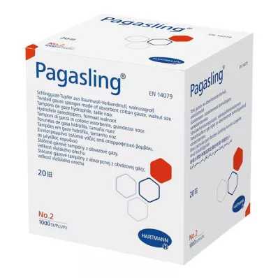 PAGASLING Epästeriilejä sideharsopyyhkeitä koko 2 saksanpähkinä, 1000 kpl