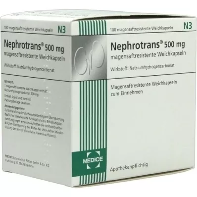 NEPHROTRANS enteropäällysteiset kapselit, 100 kpl