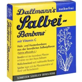 DALLMANNS Salvia makeiset sokerittomat, 20 kpl
