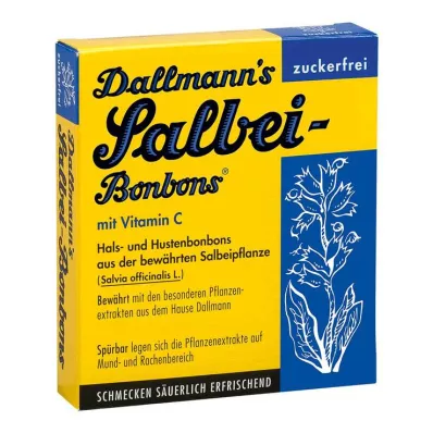 DALLMANNS Salvia makeiset sokerittomat, 20 kpl