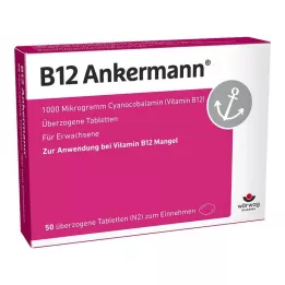 B12 ANKERMANN päällystetyt tabletit, 50 kpl