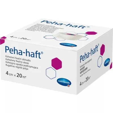 PEHA-HAFT Kiinnitysside lateksiton 4 cmx20 m, 1 kpl