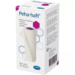 PEHA-HAFT Kiinnitysside lateksiton 10 cmx4 m, 1 kpl