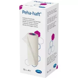 PEHA-HAFT Kiinnitysside lateksiton 12 cmx4 m, 1 kpl