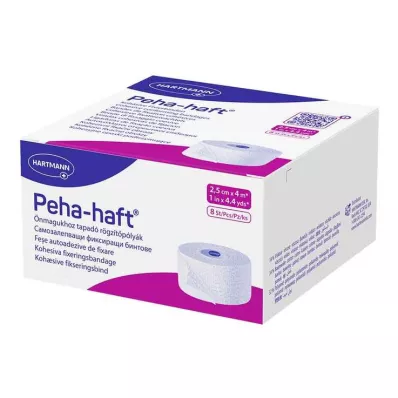 PEHA-HAFT Kiinnitysside lateksiton 2,5 cmx4 m, 8 kpl PEHA-HAFT Kiinnitysside lateksiton 2,5 cmx4 m, 8 kpl