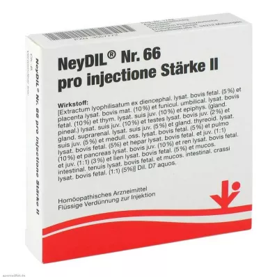 NEYDIL Nro 66 pro injectione St.2 Ampullit, 5X2 ml